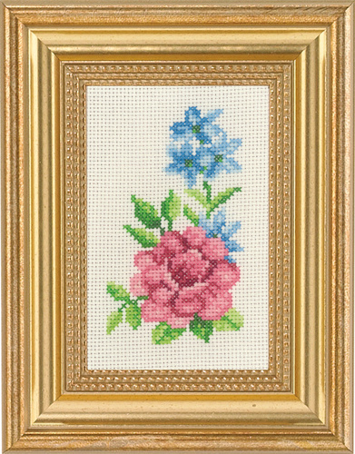 Rosa o blå blomster