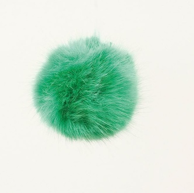Kunststofpompon grøn