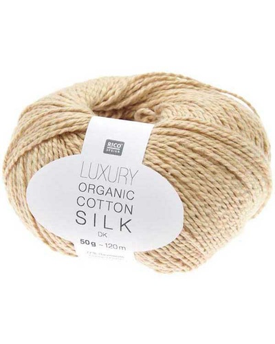 Luxury Organic Cotton Silk, Sandy beach
