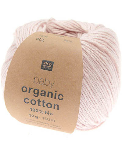 Baby Organic Cotton pink 20x50