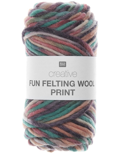 Creative Fun Felting Wool Print