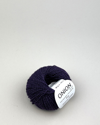 Fino Organic cotton+merino wool  Mørk lilla