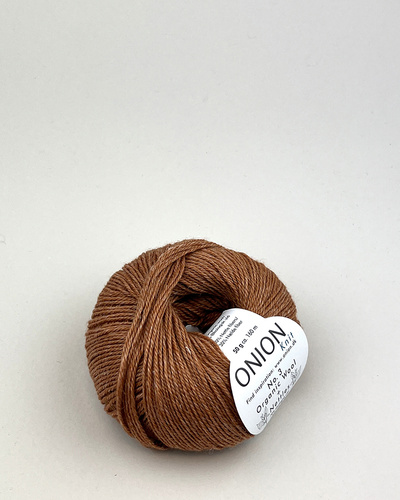 No.3 Organic Wool+Nettles Brændt orange