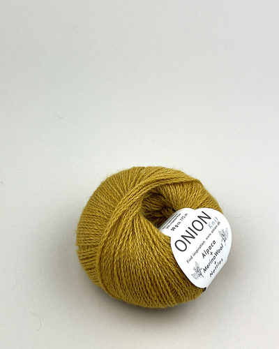 Alpaca+Merino Wool+Nettles  Gul