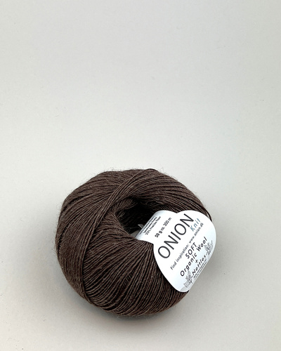 Soft Organic Wool+Nettles  Choko brun