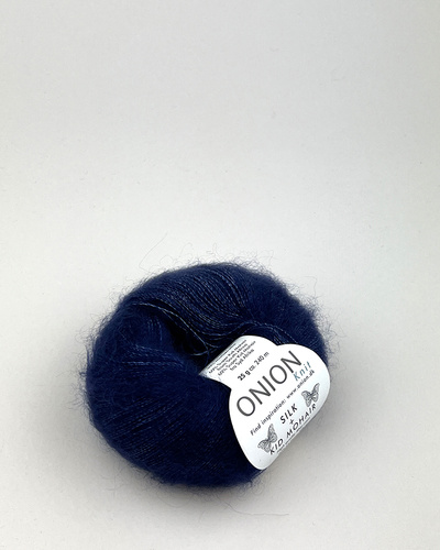 Silk+Kid Mohair  Mørk blå