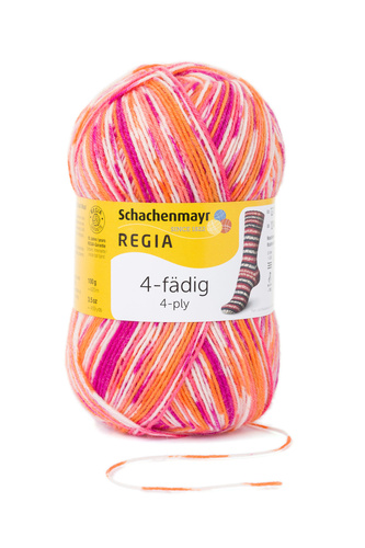 4-Ply Color 100g, papagei color