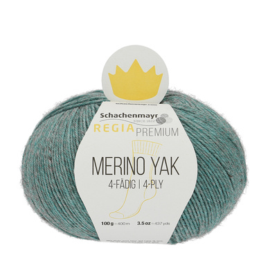 PREMIUM Merino Yak, mineral blue
